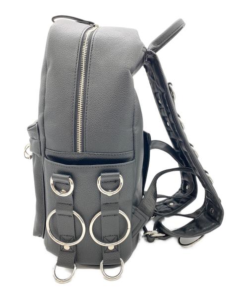 REFLEM（レフレム）REFLEM (レフレム) PUレザーデザインバックパック ブラックの古着・服飾アイテム