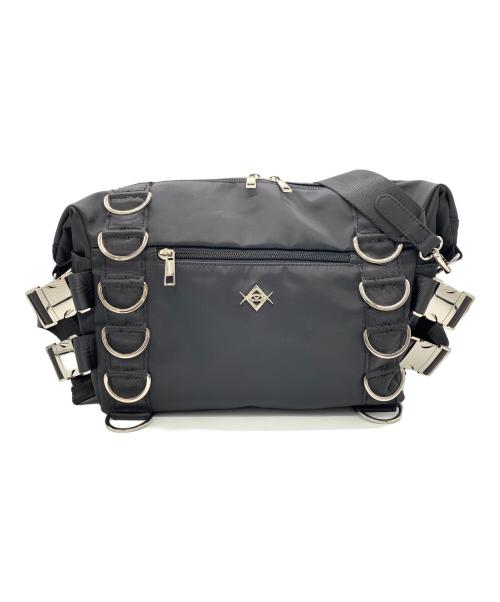 REFLEM（レフレム）REFLEM (レフレム) Dリングデザインショルダーバッグ ブラックの古着・服飾アイテム