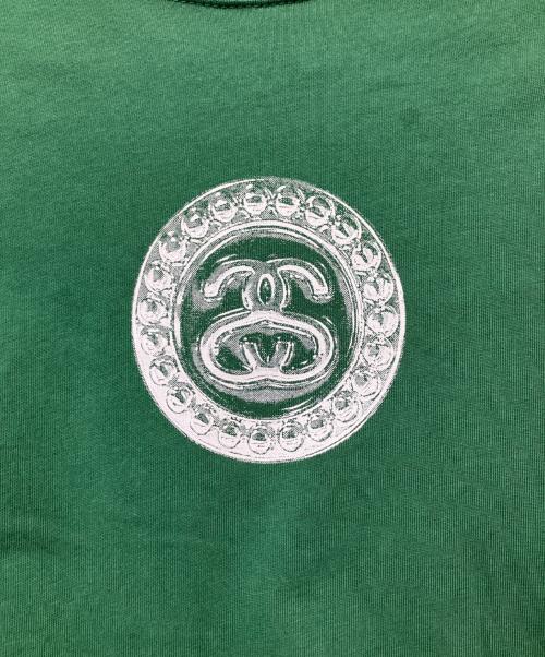 NIKE（ナイキ）NIKE (ナイキ) stussy (ステューシー) ロングスリーブカットソー グリーン サイズ:Mの古着・服飾アイテム