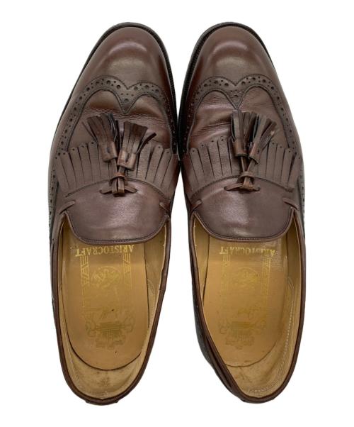 JOHNSTON&MURPHY（ジョンストン＆マーフィー）JOHNSTON&MURPHY (ジョンストン＆マーフィー) シューズ ブラウン サイズ:6 1/2の古着・服飾アイテム