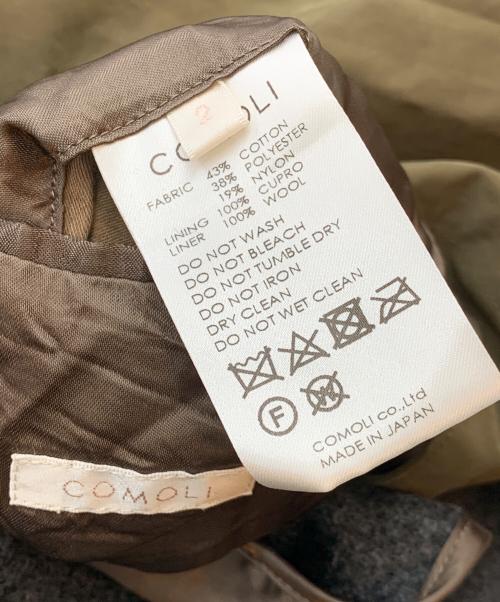 COMOLI（コモリ）COMOLI (コモリ) タイロッケンコート オリーブ サイズ:2の古着・服飾アイテム