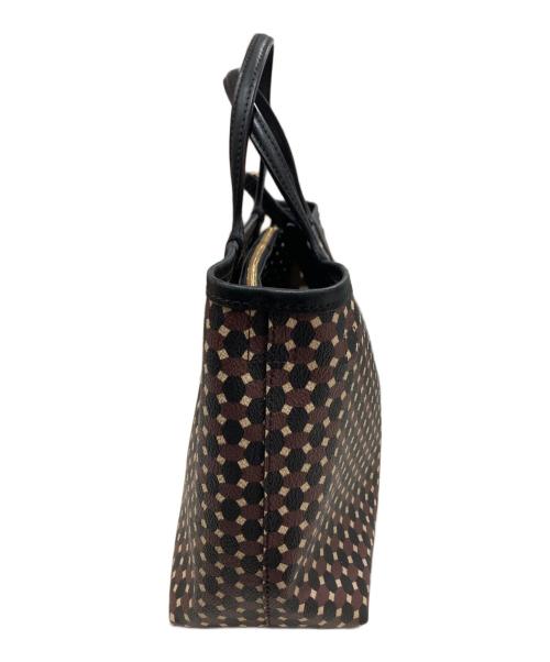 TORY BURCH（トリーバーチ）TORY BURCH (トリーバーチ) 2WAYバッグ ブラック×ブラウンの古着・服飾アイテム