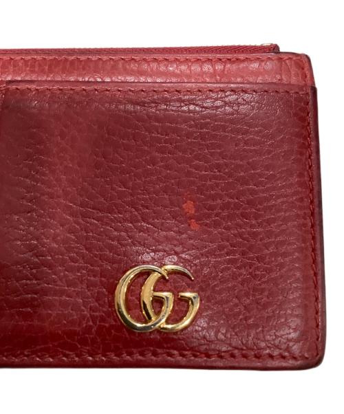 GUCCI（グッチ）GUCCI (グッチ) カードケース レッドの古着・服飾アイテム