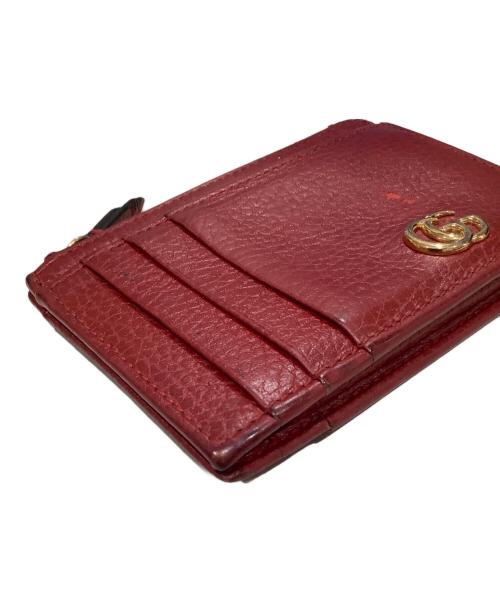 GUCCI（グッチ）GUCCI (グッチ) カードケース レッドの古着・服飾アイテム
