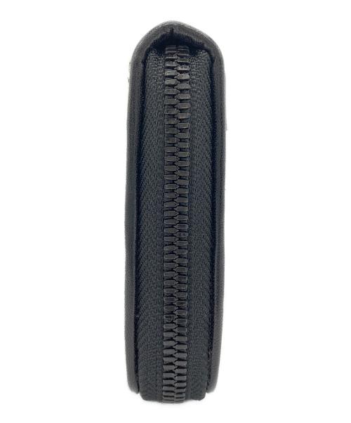 CUNE（キューン）CUNE (キューン) robita (ロビタ) レザーメッシュロングウォレット ブラックの古着・服飾アイテム