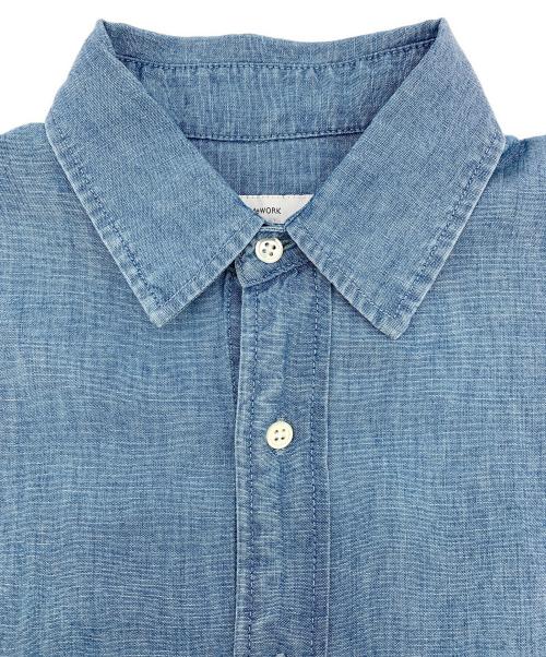 FRAMeWORK（フレームワーク）FRAMeWORK (フレームワーク) ダンガリーシャツ スカイブルー サイズ:表記無しの古着・服飾アイテム