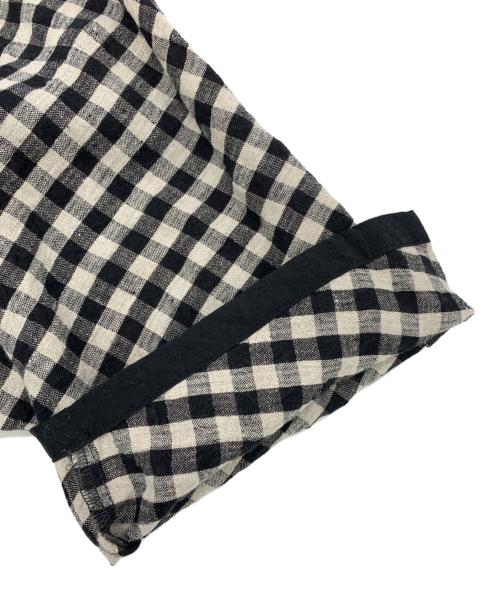 magali（マガリ）magali (マガリ) 半袖ワンピース ブラック×グレー サイズ:表記無しの古着・服飾アイテム