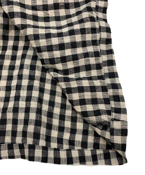 magali（マガリ）magali (マガリ) 半袖ワンピース ブラック×グレー サイズ:表記無しの古着・服飾アイテム