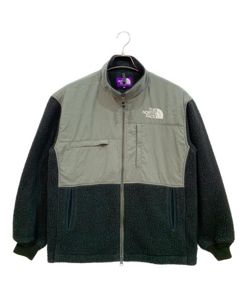 THE NORTHFACE PURPLELABEL（ザ・ノースフェイス パープルレーベル）THE NORTHFACE PURPLELABEL (ザ・ノースフェイス パープルレーベル) Field Denali Jacket グレー×ブラック サイズ:Mの古着・服飾アイテム