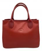 LONGCHAMPロンシャン）の古着「ハンドバッグ」｜レッド