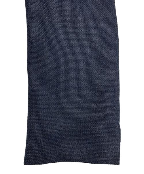 ANAYI（アナイ）ANAYI (アナイ) バスケットツイードペプラム ジャケット ネイビー サイズ:38 未使用品の古着・服飾アイテム