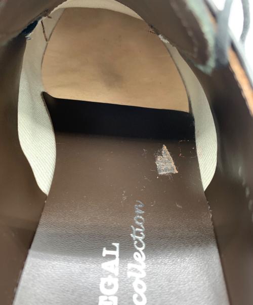 REGAL（リーガル）REGAL (リーガル) オープントゥシューズ ブラック サイズ:24 1/2EEの古着・服飾アイテム