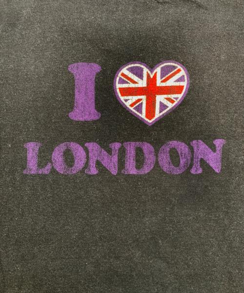 Hysteric Glamour（ヒステリックグラマー）Hysteric Glamour (ヒステリックグラマー) リンガーTシャツ ブラック×ネイビー サイズ:Lの古着・服飾アイテム