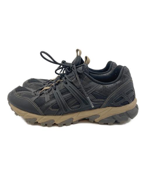 asics（アシックス）asics (アシックス) ローカットスニーカー ブラック サイズ:25.0cmの古着・服飾アイテム