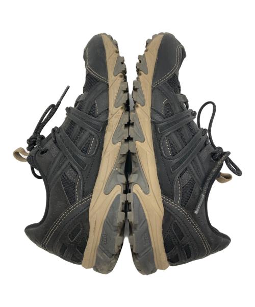 asics（アシックス）asics (アシックス) ローカットスニーカー ブラック サイズ:25.0cmの古着・服飾アイテム