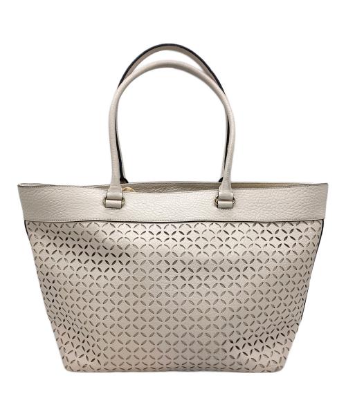 Kate Spade（ケイトスペード）Kate Spade (ケイトスペード) トートバッグ ホワイトの古着・服飾アイテム