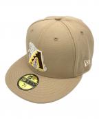 New Eraニューエラ）の古着「アリゾナ・ダイヤモンドバックス 20TH」｜ベージュ