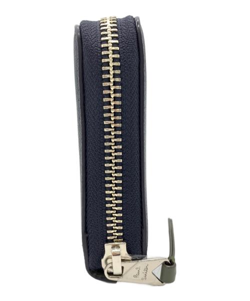 PAUL SMITH（ポールスミス）PAUL SMITH (ポールスミス) ラウンドファスナー財布 ブラックの古着・服飾アイテム