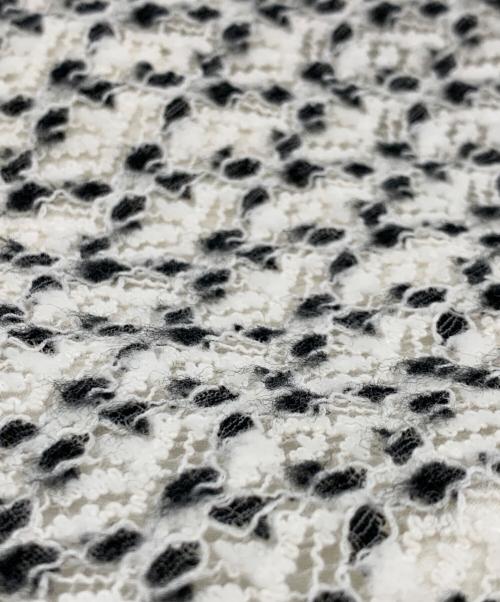 ANAYI（アナイ）ANAYI (アナイ) ノースリーブワンピース ホワイト×ブラック サイズ:36の古着・服飾アイテム