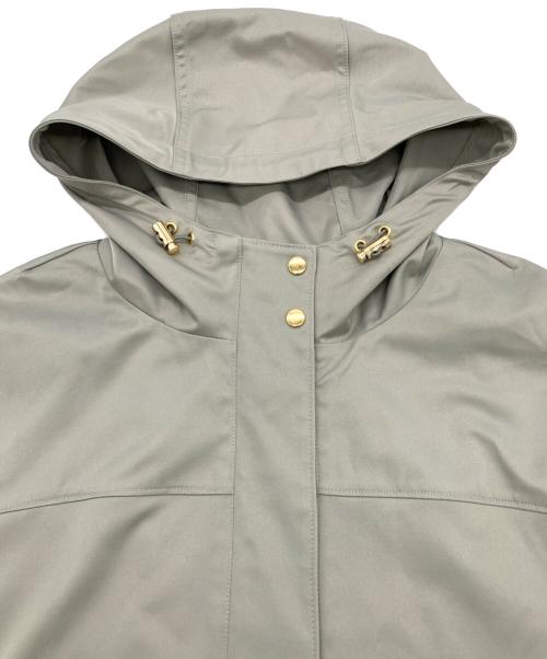 le.coeur blanc（ルクールブラン）le.coeur blanc (ルクールブラン) ツイルストレッチフードブルゾン グリーン サイズ:38の古着・服飾アイテム