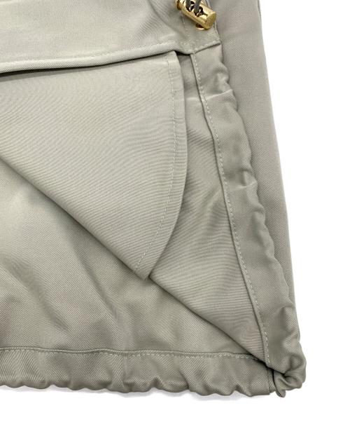 le.coeur blanc（ルクールブラン）le.coeur blanc (ルクールブラン) ツイルストレッチフードブルゾン グリーン サイズ:38の古着・服飾アイテム