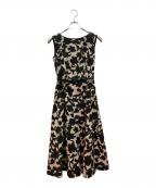 ANAYIアナイ）の古着「ノースリーブワンピース」｜ブラック×ベージュ