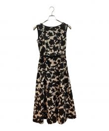 ANAYI（アナイ）の古着「ノースリーブワンピース」｜ブラック×ベージュ