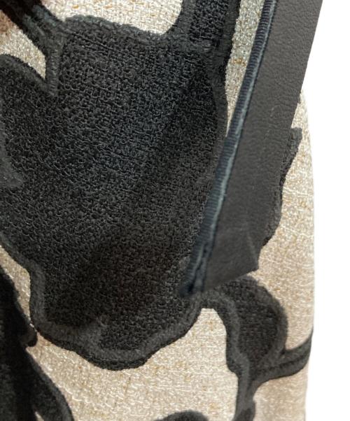 ANAYI（アナイ）ANAYI (アナイ) ノースリーブワンピース ブラック×ベージュ サイズ:36の古着・服飾アイテム