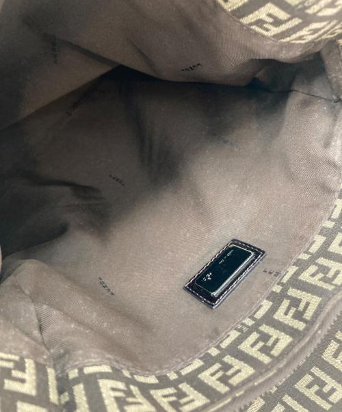 FENDI（フェンディ）FENDI (フェンディ) トートバッグ ベージュ×ダークブラウンの古着・服飾アイテム