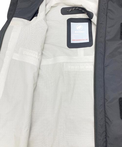 MAMMUT（マムート）MAMMUT (マムート) マイクロレイヤー 2.0 ハードシェル フーデッド ジャケット ブラック サイズ:2XL 未使用品の古着・服飾アイテム