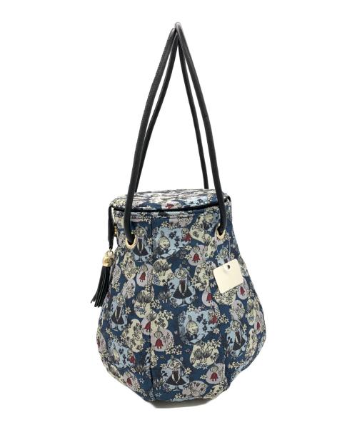 MOOMIN（ムーミン）MOOMIN (ムーミン) ランタン型バッグ ミムラねえさん&ミィ ブルーの古着・服飾アイテム