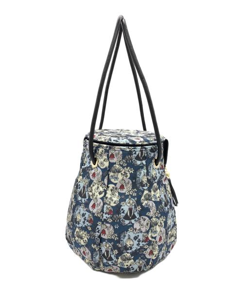 MOOMIN（ムーミン）MOOMIN (ムーミン) ランタン型バッグ ミムラねえさん&ミィ ブルーの古着・服飾アイテム