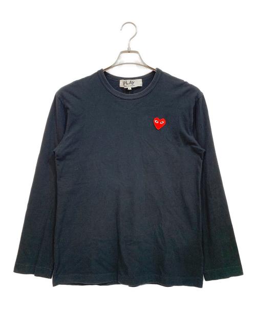PLAY COMME des GARCONS（プレイコムデギャルソン）PLAY COMME des GARCONS (プレイコムデギャルソン) 長袖Tシャツ ブラック サイズ:Lの古着・服飾アイテム