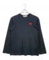 PLAY COMME des GARCONS（プレイコムデギャルソン）の古着「長袖Tシャツ」｜ブラック