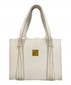 MCMエムシーエム）の古着「ハンドバッグ」｜ベージュ
