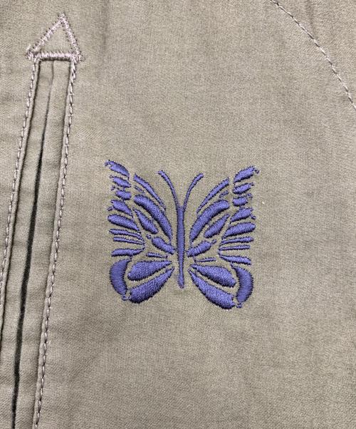 Needles（ニードルズ）Needles (ニードルズ) BEAMS (ビームス) 長袖シャツ オリーブ サイズ:Lの古着・服飾アイテム