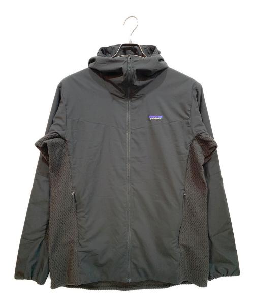 Patagonia（パタゴニア）Patagonia (パタゴニア) ナノエアライトハイブリッドフーディ ブラック サイズ:Lの古着・服飾アイテム