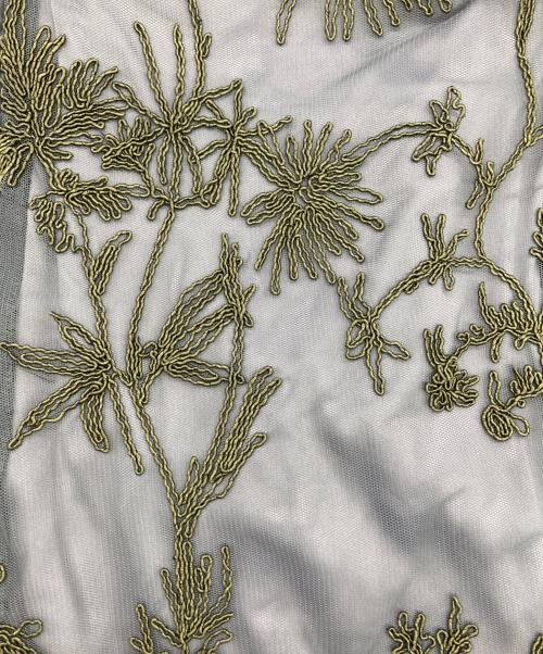 FRAY ID（フレイ アイディー）FRAY ID (フレイ アイディー) コードエンブロイダリーマーメイドスカート グレー サイズ:1の古着・服飾アイテム