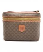 CELINEセリーヌ）の古着「メイクポーチ」｜ブラウン