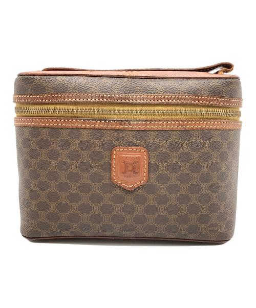 CELINE（セリーヌ）CELINE (セリーヌ) メイクポーチ ブラウンの古着・服飾アイテム