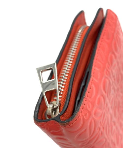 LOEWE（ロエベ）LOEWE (ロエベ) 2つ折り財布 レッドの古着・服飾アイテム