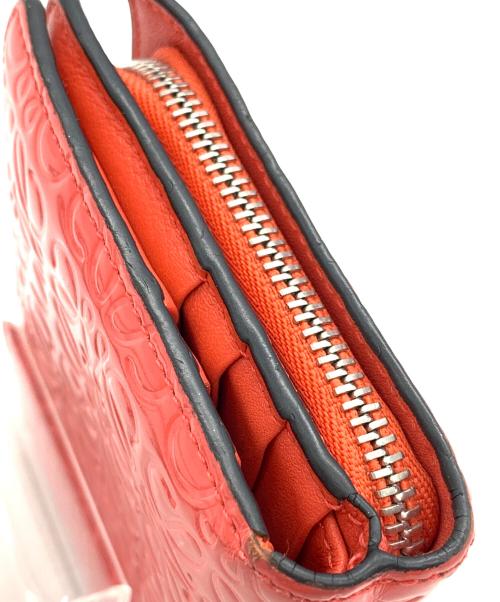 LOEWE（ロエベ）LOEWE (ロエベ) 2つ折り財布 レッドの古着・服飾アイテム