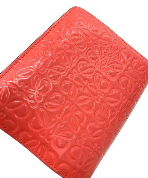 LOEWE（ロエベ）LOEWE (ロエベ) 2つ折り財布 レッドの古着・服飾アイテム