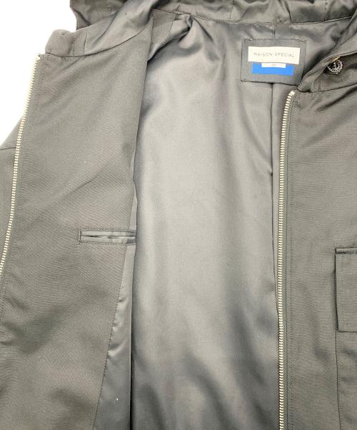 MAISON SPECIAL（メゾンスペシャル）MAISON SPECIAL (メゾンスペシャル) フーデッドジャケット ブラック サイズ:00の古着・服飾アイテム