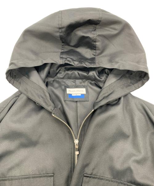 MAISON SPECIAL（メゾンスペシャル）MAISON SPECIAL (メゾンスペシャル) フーデッドジャケット ブラック サイズ:00の古着・服飾アイテム