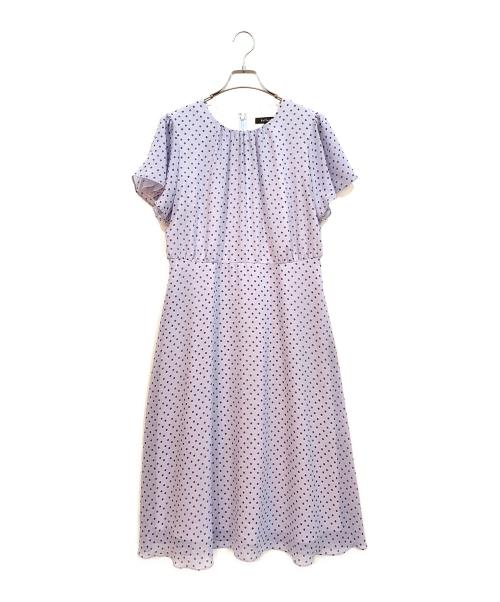 ReFLEcT（リフレクト）ReFLEcT (リフレクト) コツキ幾何柄ワンピース スカイブルー サイズ:11の古着・服飾アイテム