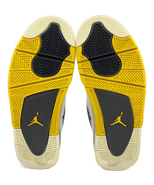 NIKE（ナイキ）NIKE (ナイキ) Air Jordan 4 Retro / エア ジョーダン 4 レトロ ホワイト×イエロー サイズ:US11の古着・服飾アイテム