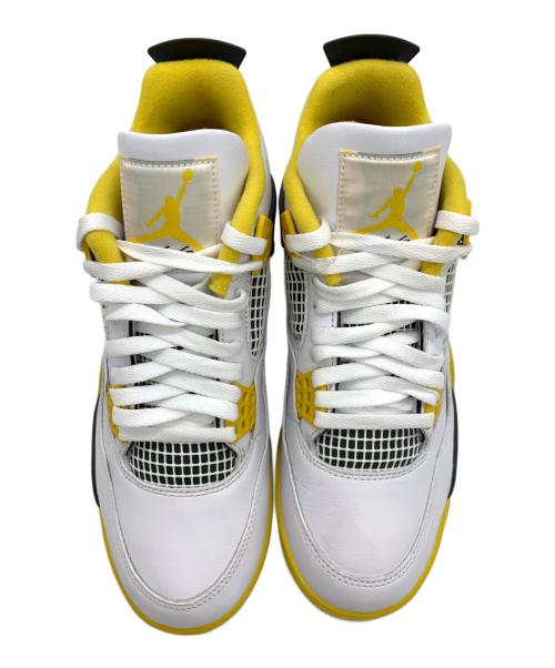 NIKE（ナイキ）NIKE (ナイキ) Air Jordan 4 Retro / エア ジョーダン 4 レトロ ホワイト×イエロー サイズ:US11の古着・服飾アイテム