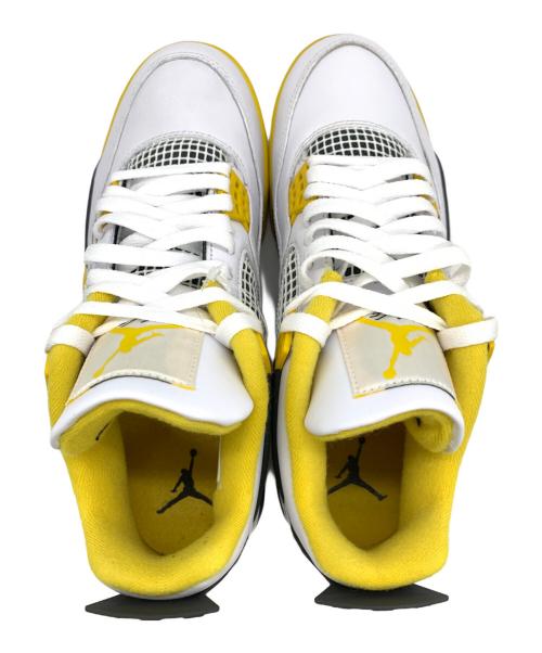 NIKE（ナイキ）NIKE (ナイキ) Air Jordan 4 Retro / エア ジョーダン 4 レトロ ホワイト×イエロー サイズ:US11の古着・服飾アイテム