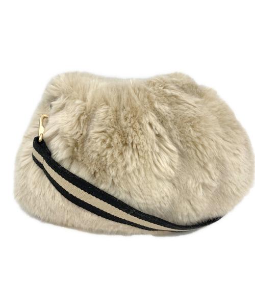 a point（アポワン）a point (アポワン) ファーショルダーバッグ ベージュの古着・服飾アイテム